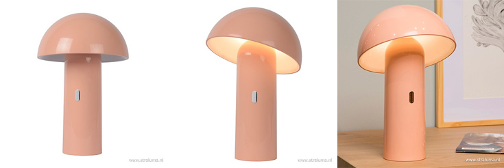 12700148-Oplaadbare-kinderlamp-tafellamp-roze-Straluma De beste lampen bij Spiced Honey - DREAM | 12700148-Oplaadbare-kinderlamp-tafellamp-roze-Straluma